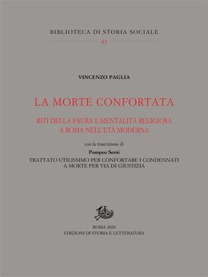 cover image of La morte confortata